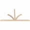 Ekena Millwork Richland Smooth Timber Gable Bracket, Douglas Fir, 96"W x 56"H x 3 1/2"D x 3 1/2"F, 14/12 Pitch GBW096X56X0404RIC00SDF - alternate 2